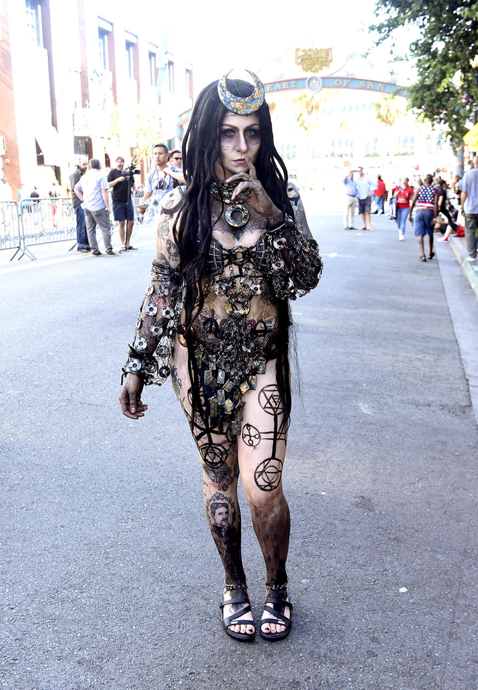 <p>A cosplayer dressed as the Enchantress at Comic-Con International on July 20, 2018, in San Diego. (Photo: Vivien Killilea/Getty Images) </p>