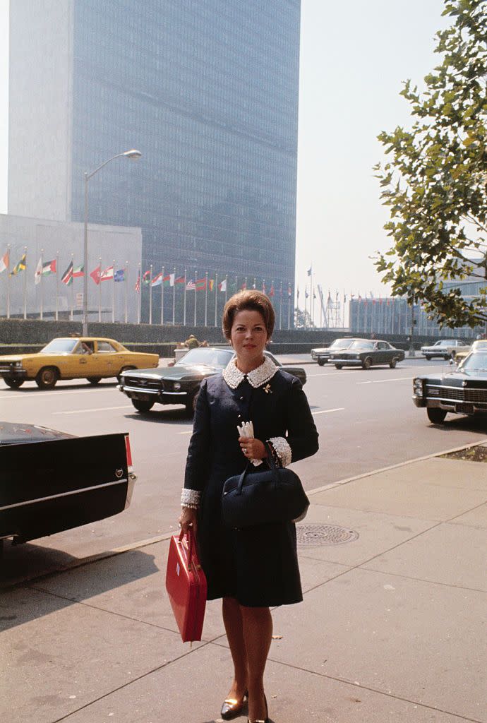 <p>With her life on screen behind her, Shirley began a new career as an international diplomat. In 1969, the former actress was appointed the United States representative for the United Nations. </p>