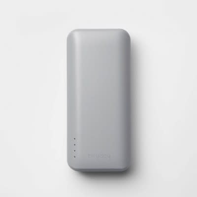 <p><a href="https://go.redirectingat.com?id=74968X1596630&url=https%3A%2F%2Fwww.target.com%2Fp%2Fheyday-8482-4000mah-power-bank-wild-dove%2F-%2FA-78461484&sref=https%3A%2F%2Fwww.redbookmag.com%2Flife%2Fcharity%2Fg60755594%2Ftop-road-trip-essentials%2F" rel="nofollow noopener" target="_blank" data-ylk="slk:Shop Now;elm:context_link;itc:0;sec:content-canvas" class="link ">Shop Now</a></p><p>Power Bank</p><p>target.com</p><p>$9.99</p><span class="copyright">heyday</span>