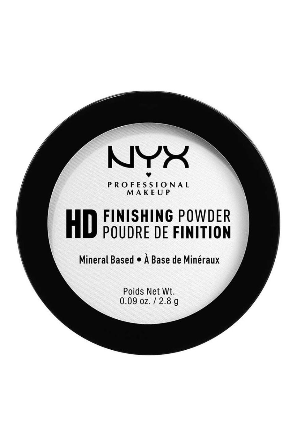 1) NYX HD Finishing Powder