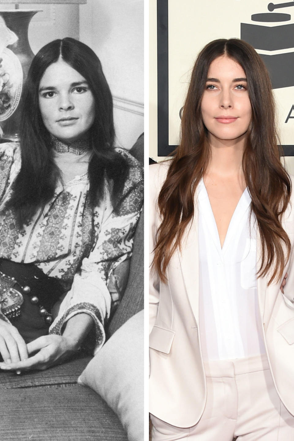 Danielle Haim with Long Wavy Hair