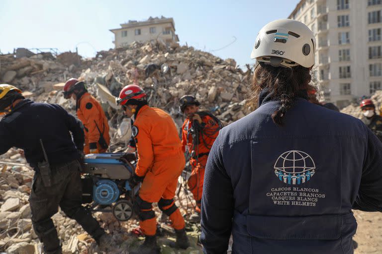 Cascos blancos, ayuda argentina por el terremoto en Turquía