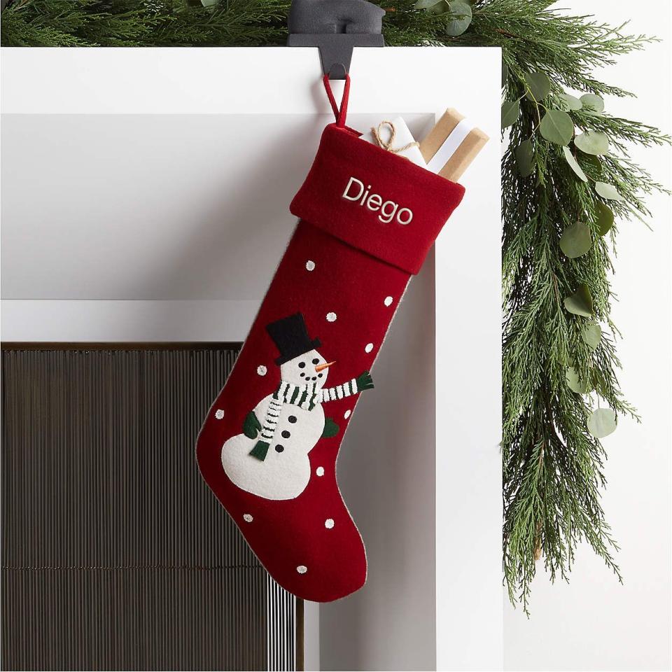 21) Snowman Christmas Stocking