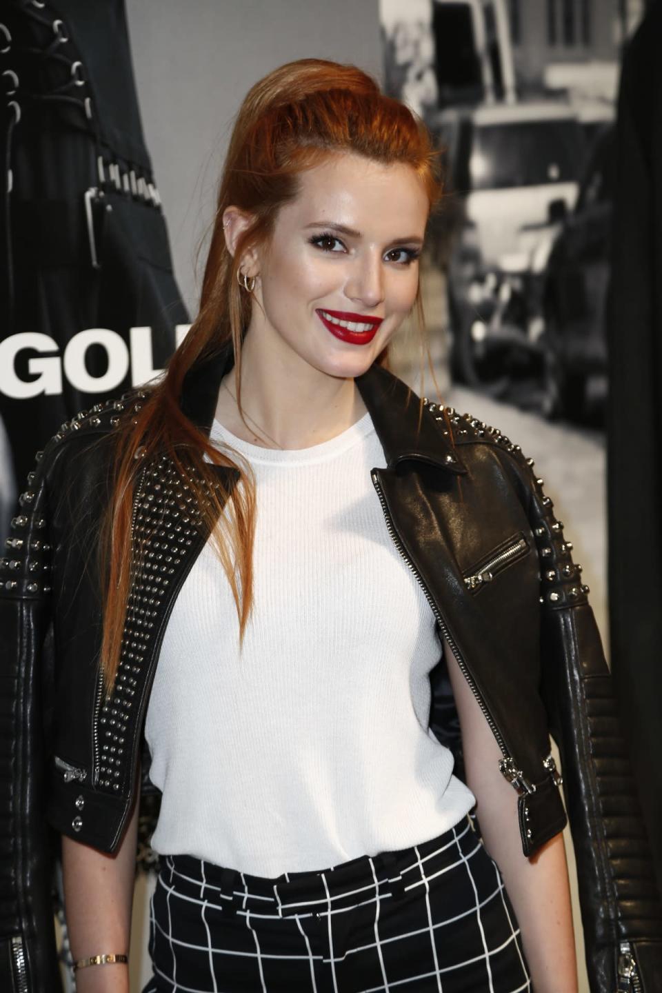 Bella Thorne at the Diesel Black Gold Spring 2016 Show, 2015