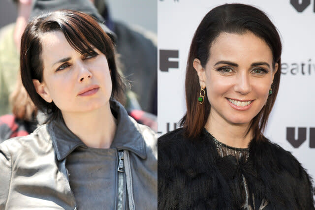 Mia Kirshner as Kenya Rosewater in Defiance; Mia Kirshner in 2016