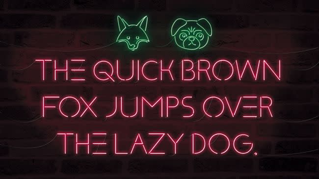 Photoshop tutorials: neon text