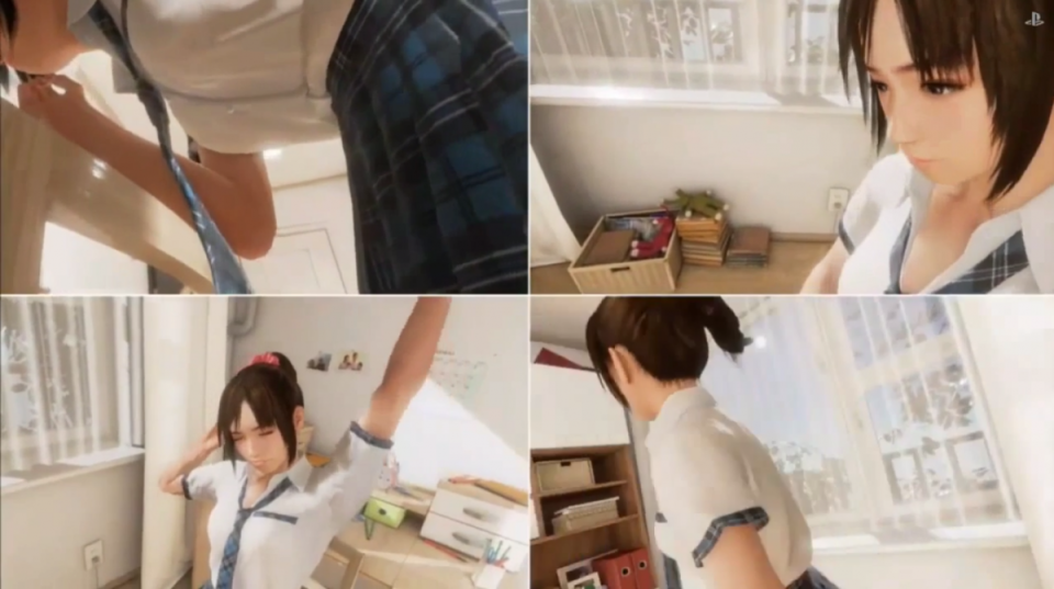 Screenshots of Sony's Summer Lesson tech demo