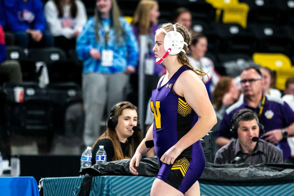 Mackenzie Arends will lead the Nevada girls wrestling team in its first official season as a program in 2022-23. Arends placed second at 190 pounds during last year's girls state wrestling meet at the Xtreme Arena in Coralville.