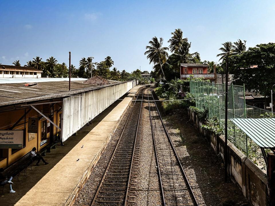 a rail station in sri lanka