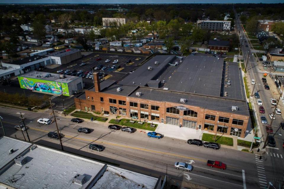 Greyline Station and at the Julietta Market at t101 West Loudon Avenue in Lexington, Ky., Thursday, April 15, 2021. The 65,000-square-foot repurposed bus station is now home to a variety of retail stores, a radio station, restaurants and a market.