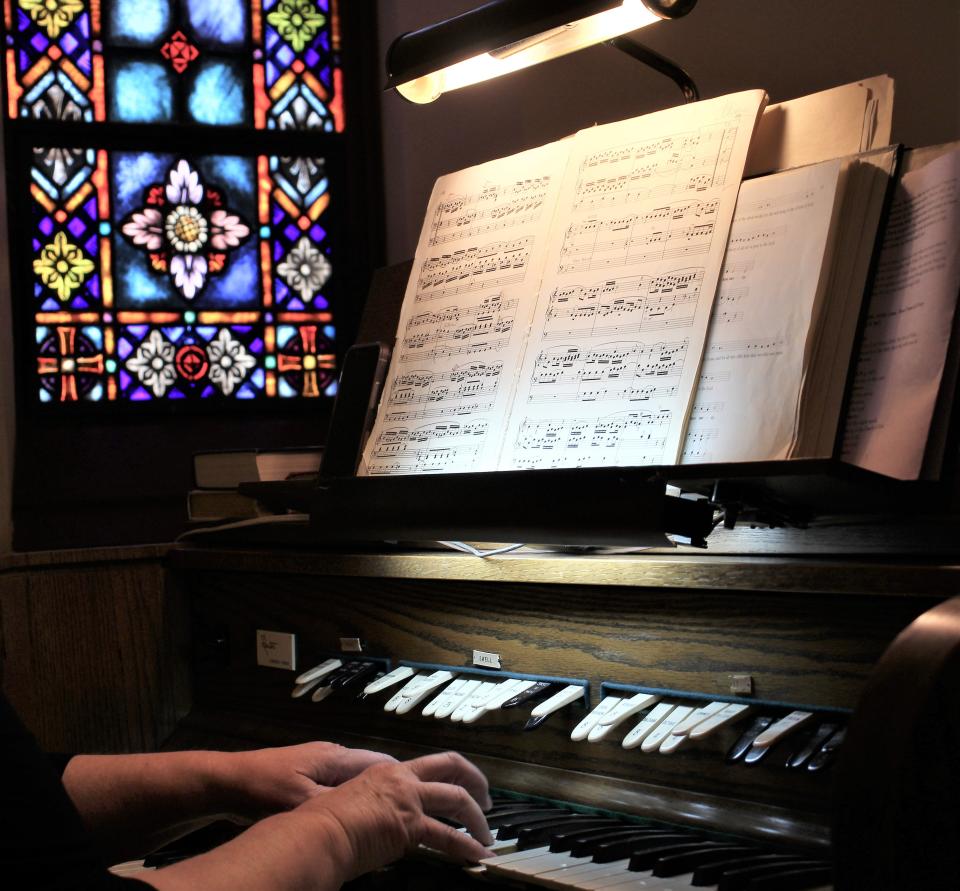 Suzanne Fusaro said she didn't want to learn the play the organ as a teenager but has played for various churches for 48 years.