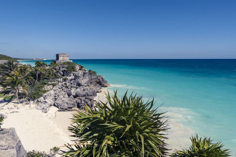 Las ruinas de Tulum son las únicas que los mayas construyeron sobre el mar