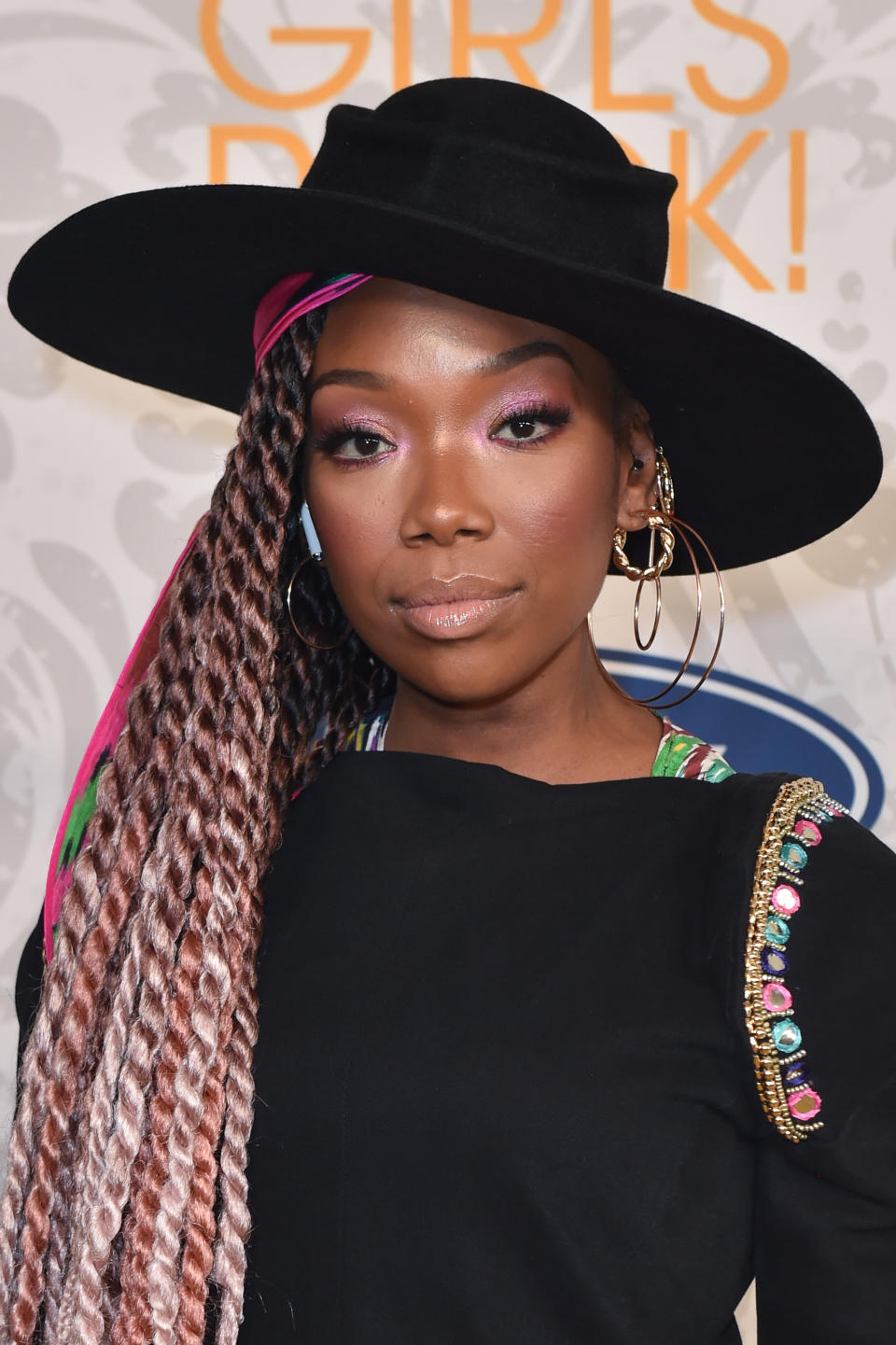 NEWARK, NEW JERSEY - AUGUST 25: Singer / Actress Brandy Norwood attends Black Girls Rock! at NJ Performing Arts Center on August 25, 2019 in Newark, New Jersey. (Photo by Aaron J. Thornton/WireImage)