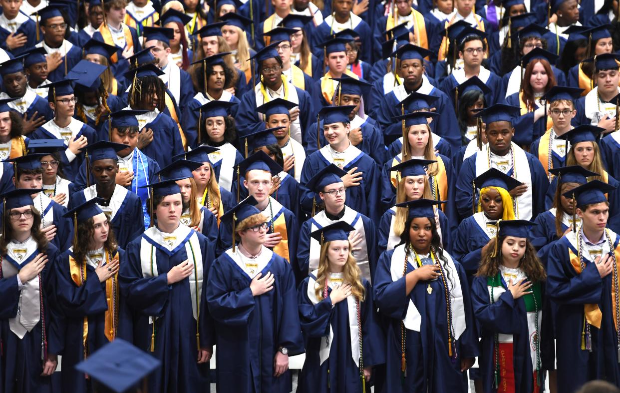 The Commencement service for Spartanburg High School's Class of 2024 was held at the high school on Saturday, May 18, 2024.