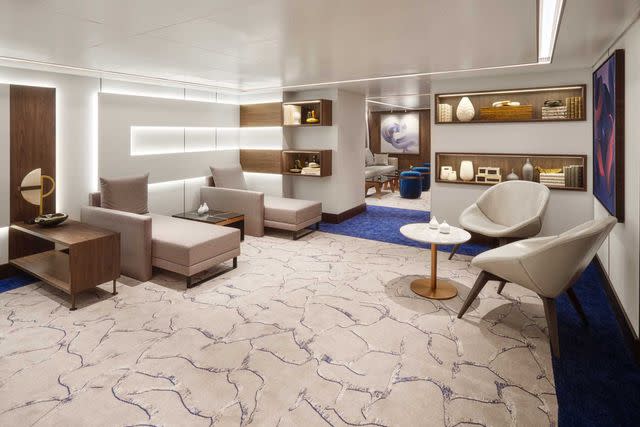 <p>Courtesy of Christian Santiago/Courtesy of Norwegian Cruise Line</p> The Studio Lounge on board the Norwegian Prima.