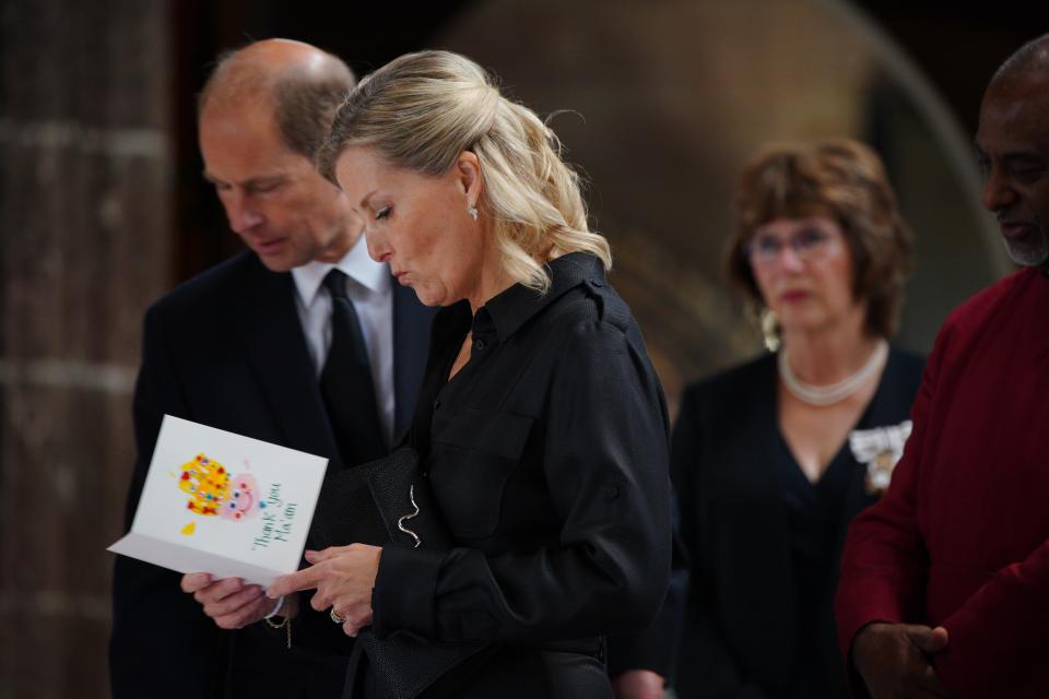 The Earl and Countess of Wessex in Manchester Cathedral (Getty Images)