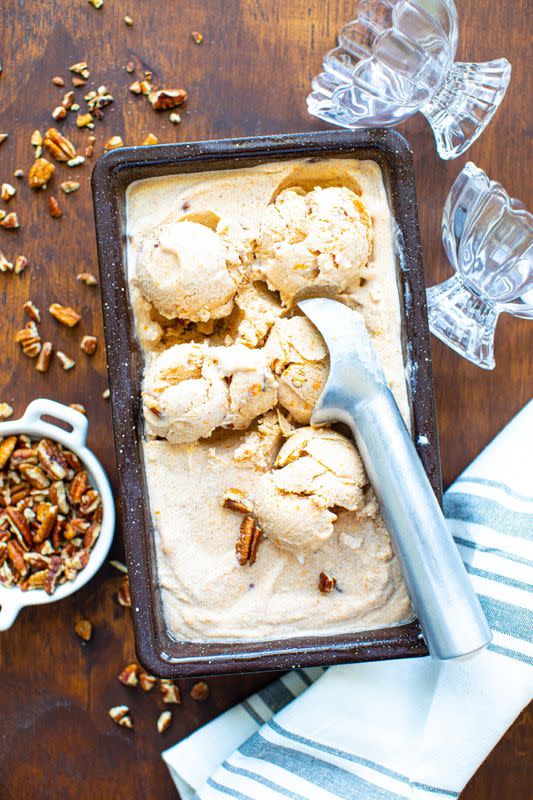 No-Churn Sweet Potato Pie Ice Cream from Butter Be Ready﻿