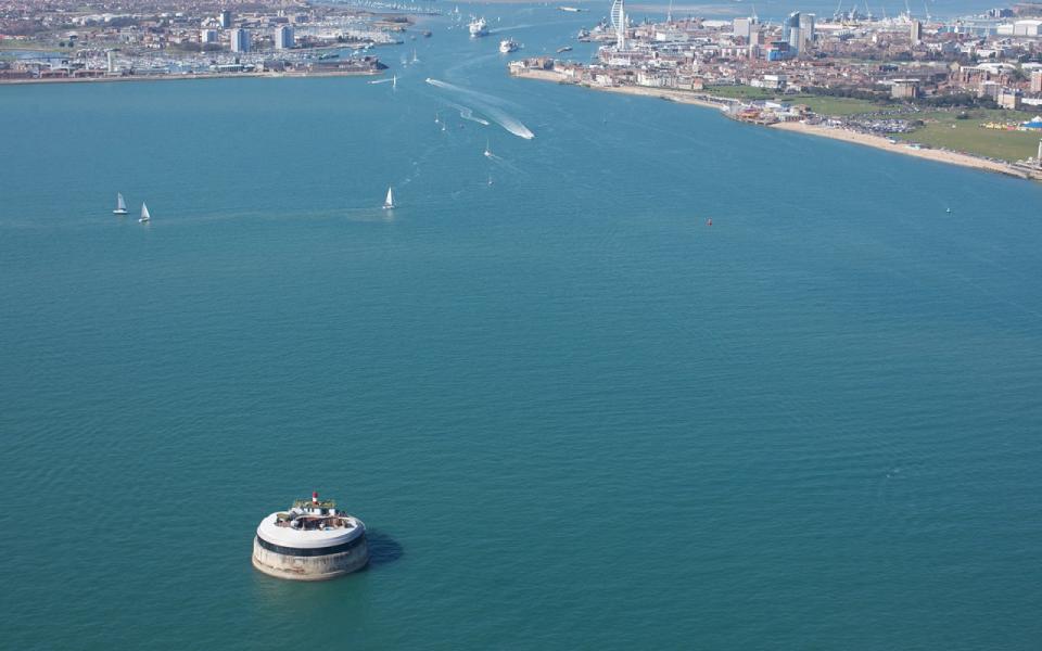 <p>If you want a truly uninterrupted wedding, then Spitbank Fort – which is literally in the sea – could be a great choice of location. Guests arrive at the fort via a private boat, meaning nobody uninvited can try and sneak inside. Based in Portsmouth, the tiny island can be hired partially or exclusively depending on your budget. It has 31 rooms that can be hired, so no matter how many guests, you’ll have enough space.<br><em>[Photo: Spitbank Fort]</em> </p>