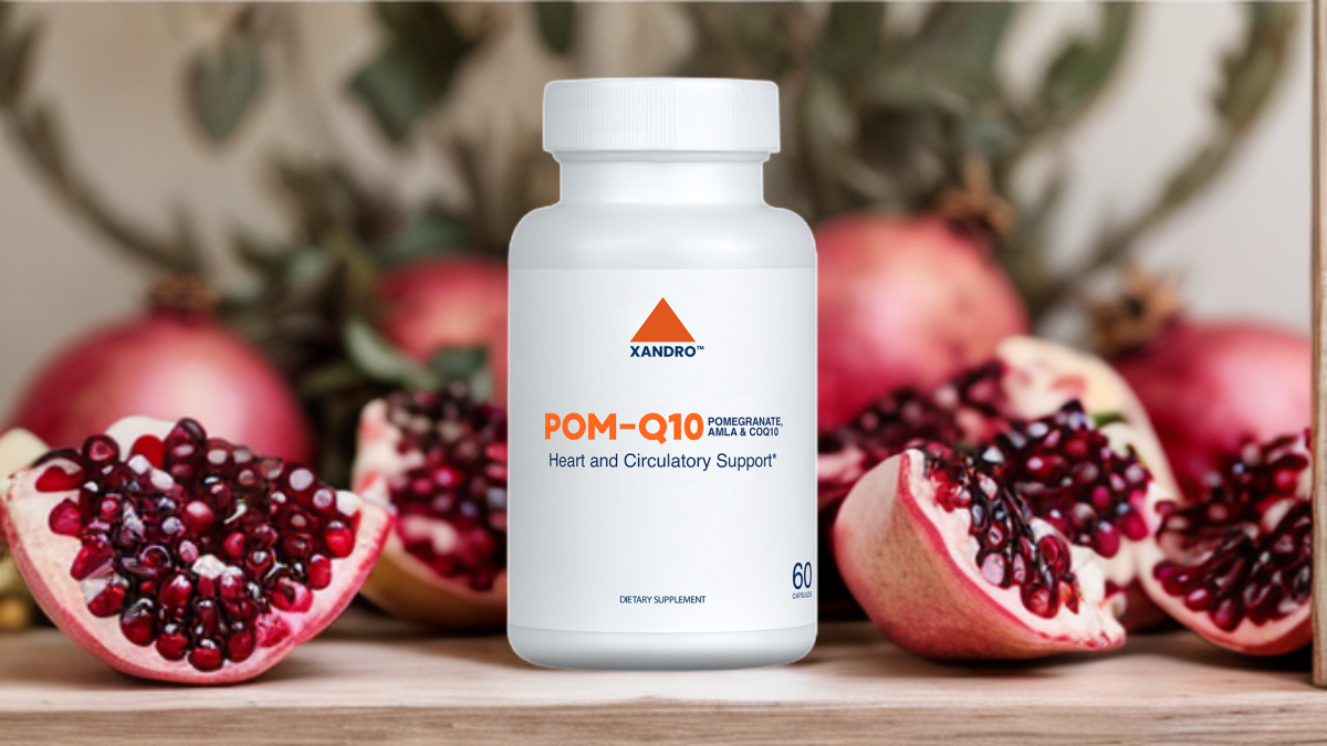 Xandro Lab’s new supplement, the POM-Q10, was designed with cardiovascular health in mind. (PHOTO: Xandro Lab)