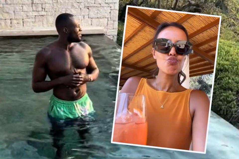 Stormzy and Maya Jama recently holidayed together in Greece (ES Composite)
