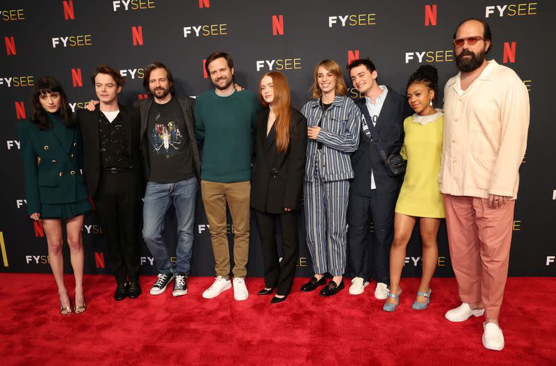 Special event for the television series "Stranger Things" at Raleigh Studios Hollywood in Los Angeles