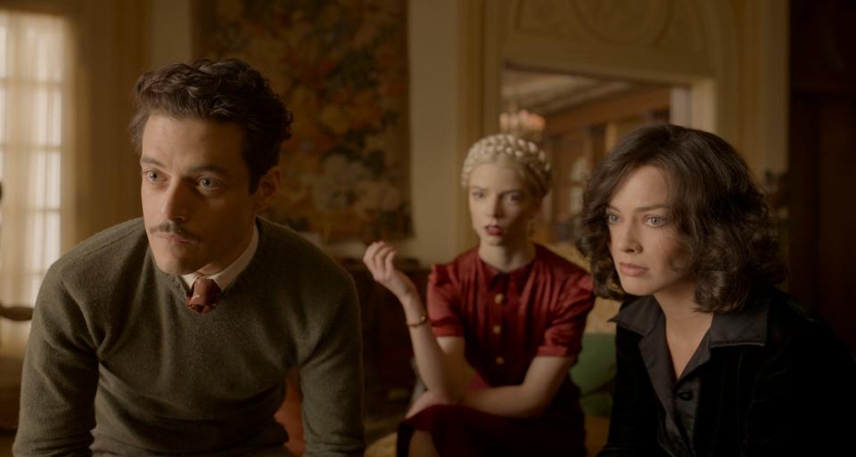 Rami Malek, Anya Taylor-Joy and Margot Robbie in ‘Amsterdam’ (Courtesy of 20th Century Studios)