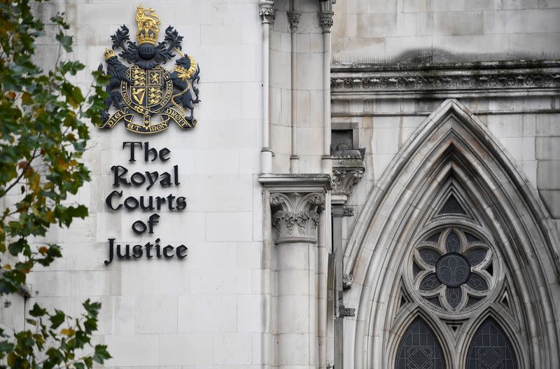 General view of the High Court in London