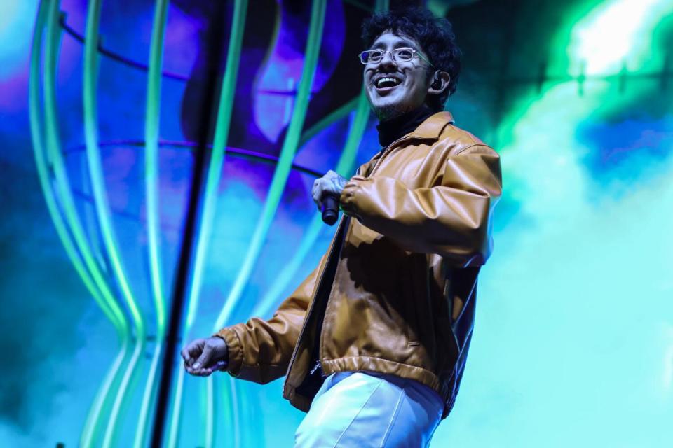 Cuco performs at Camp Flog Gnaw.