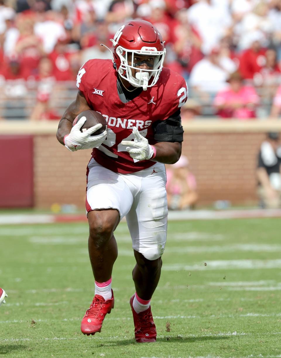 Marcus Major has ran the ball 194 times for 833 yards and eight touchdowns during his five seasons with the Sooners.