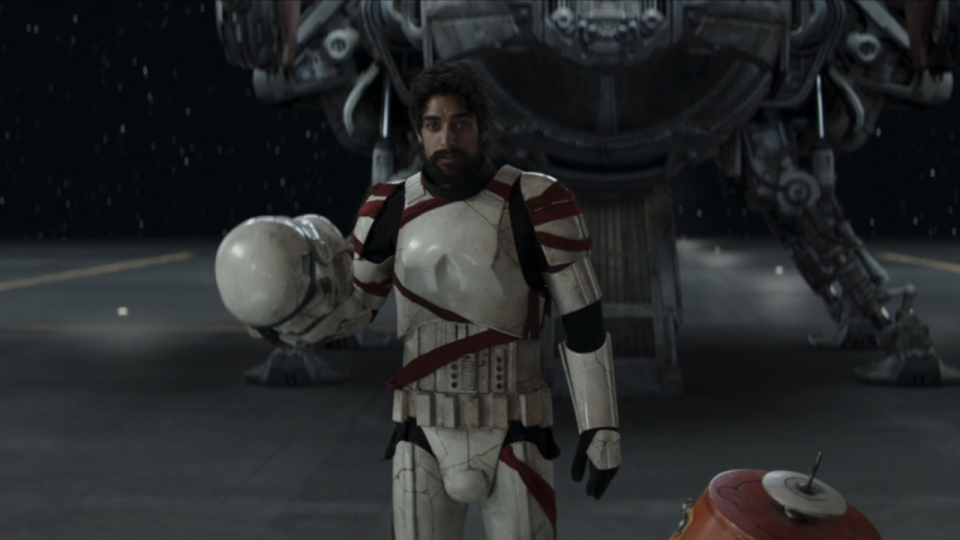 Eman Esfandi as Ezra in Ahsoka Episode 8