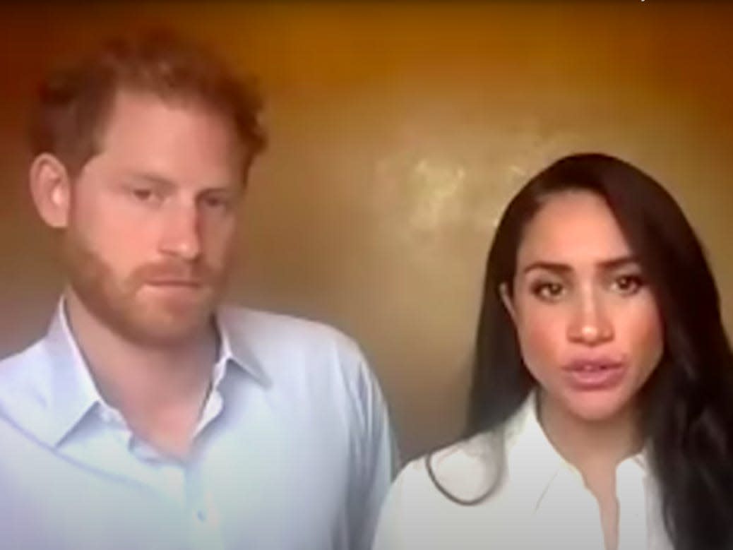 harry meghan video call