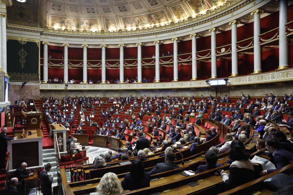 À l’Assemblée nationale, à Paris, le 14 mai 2024.