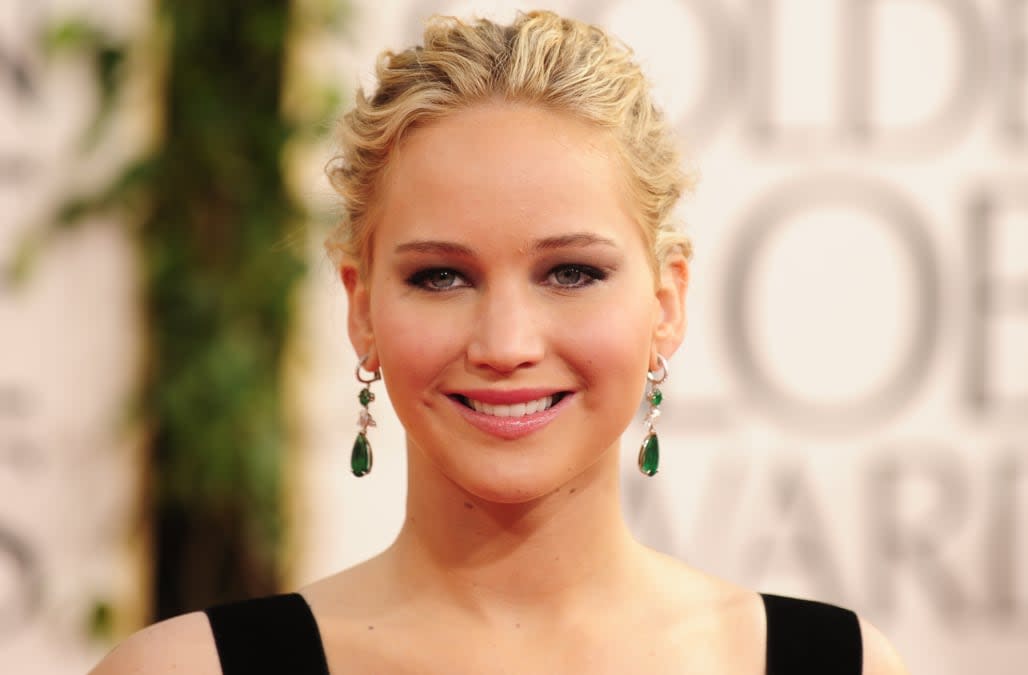 Actress Jennifer Lawrence arrives on the red carpet