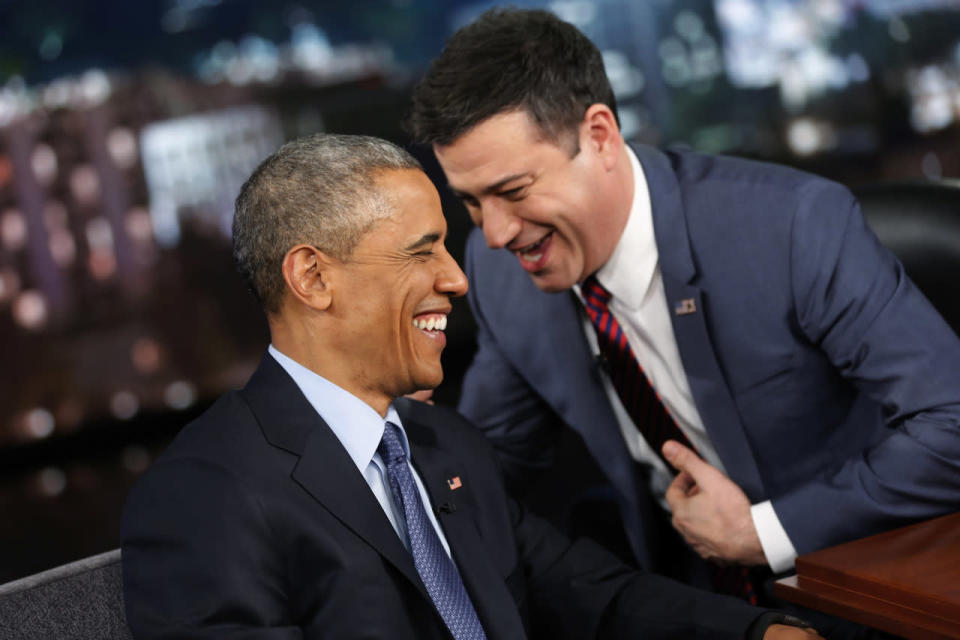 March 12, 2015 — Obama and Kimmel