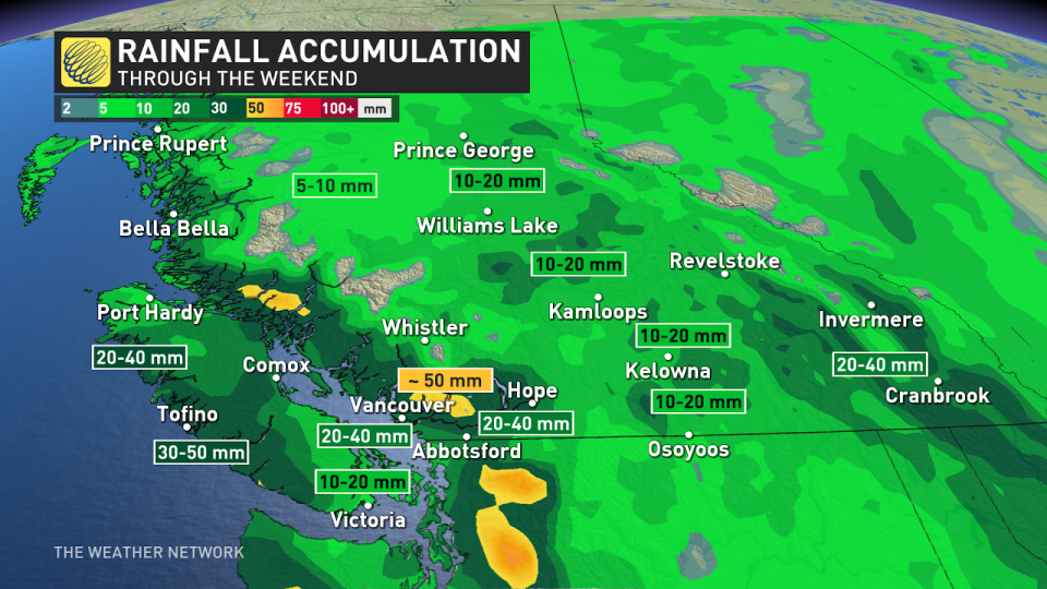 BC Rain Totals