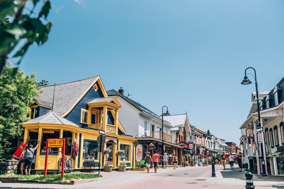 The town of Baie-Saint-Paul, Quebec