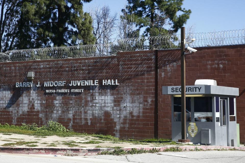 The exterior of the Barry J. Nidorf Juvenile Hall