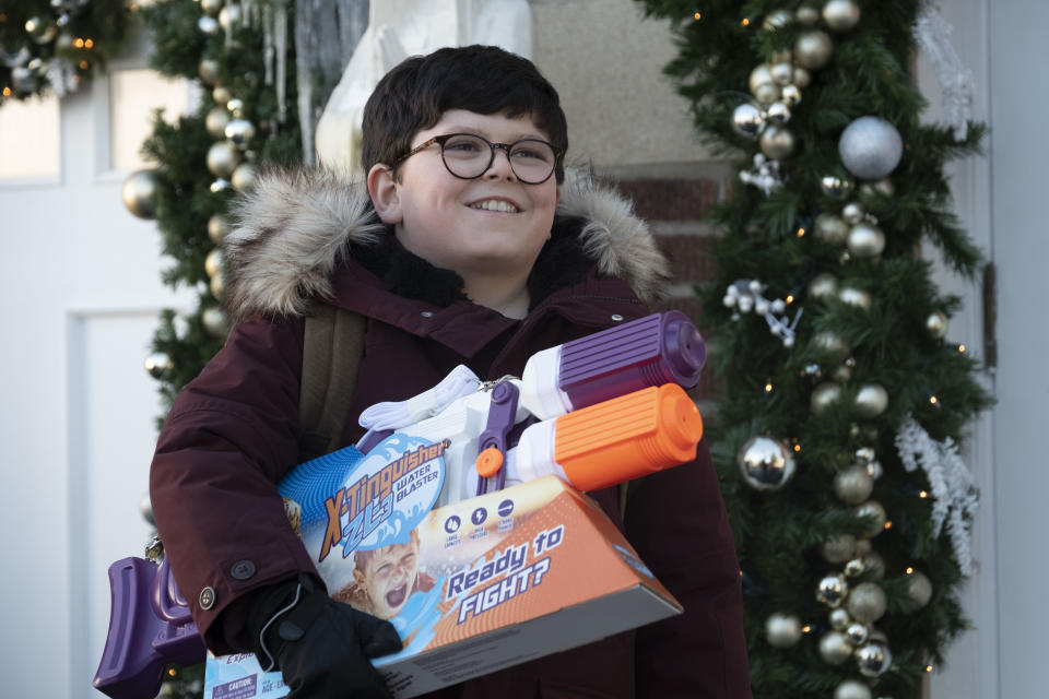 Archie Yates as Max in HOME SWEET HOME ALONE, exclusively on Disney+. Photo by Philippe Bosse. Â© 2021 20th Century Studios. 