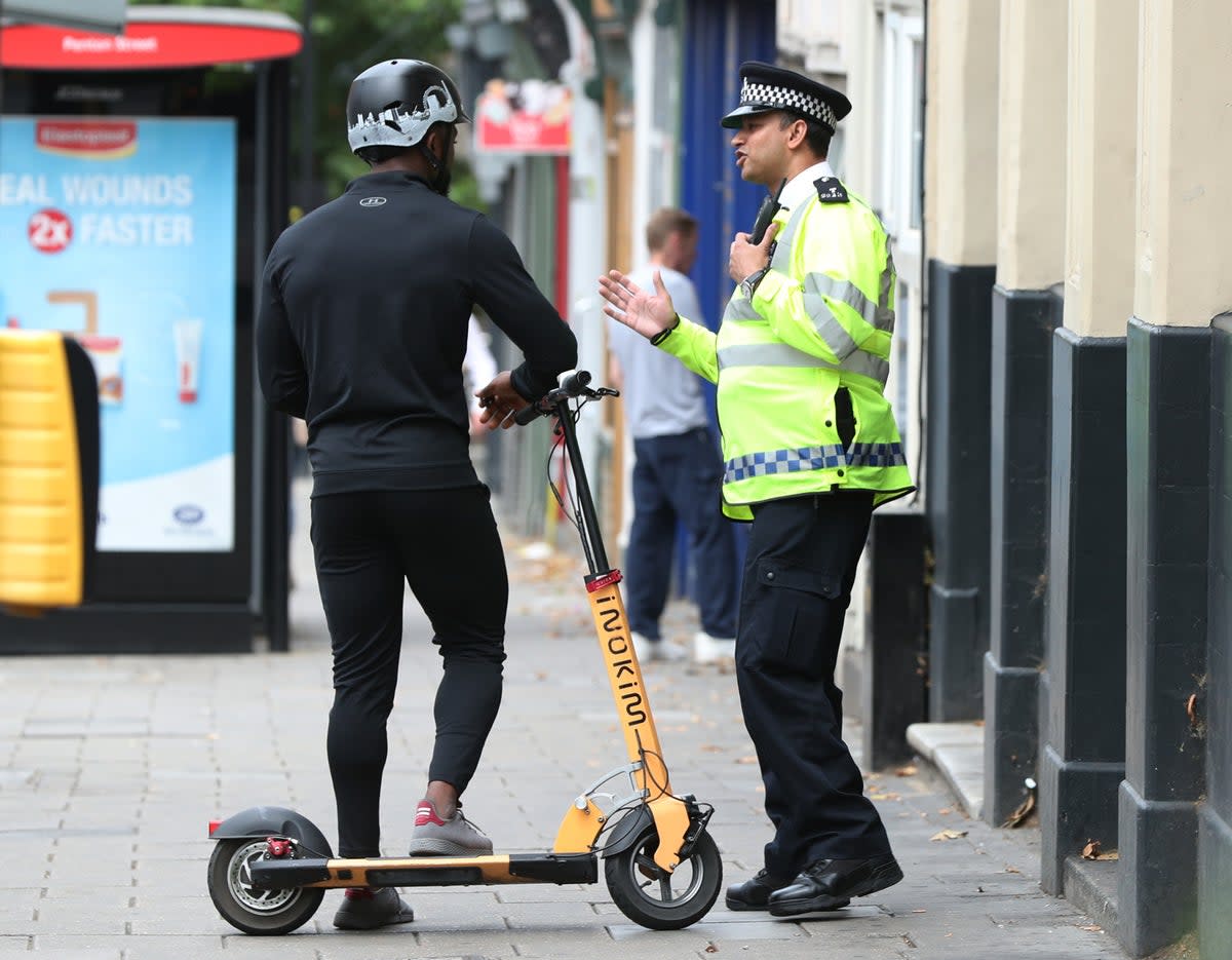 Londoners account for more than a third of e-scooter casualties (Yui Mok/PA) (PA Archive)