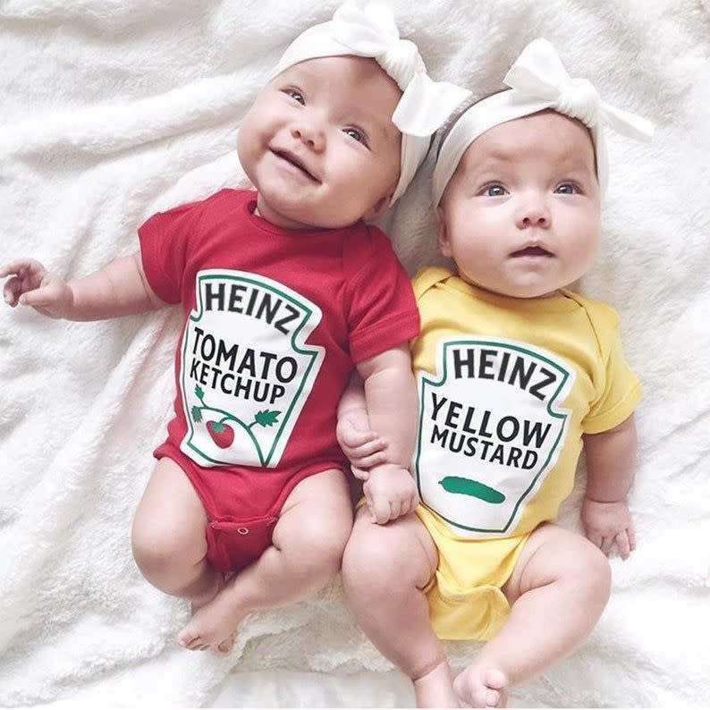 20) Ketchup and Mustard Halloween Costume