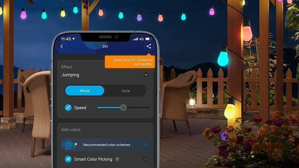 Get the party started with these fun smart string lights.