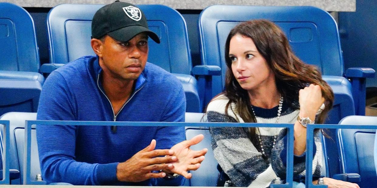 Tiger Woods and Erica Herman.