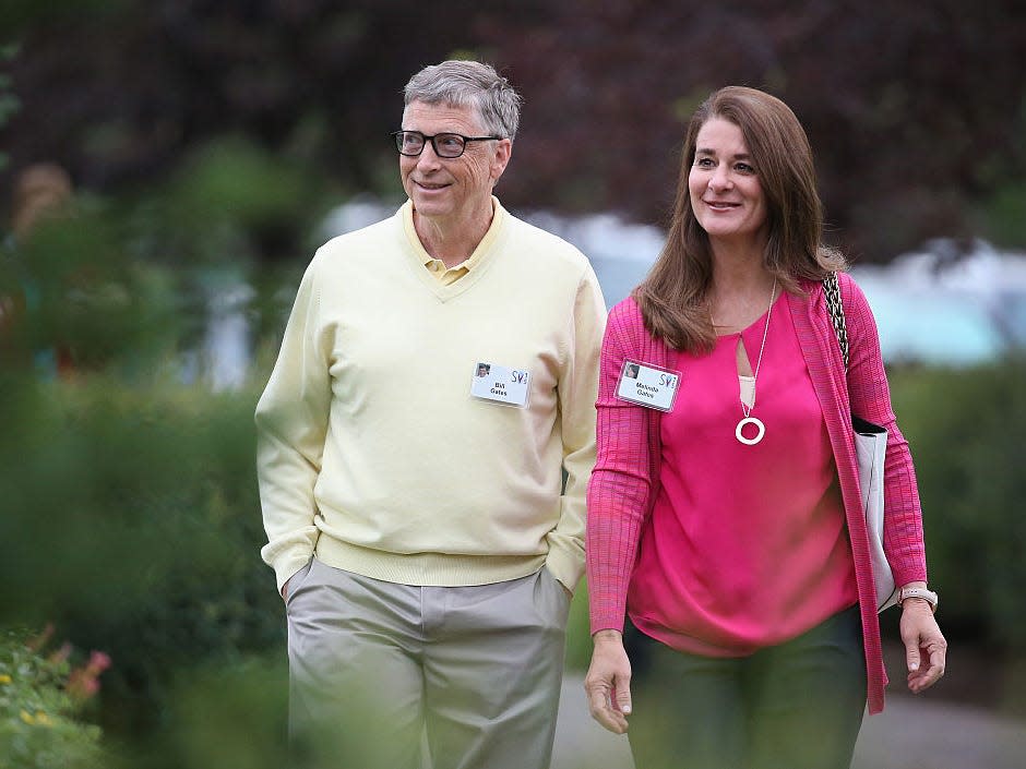 Bill and Melinda Gates.