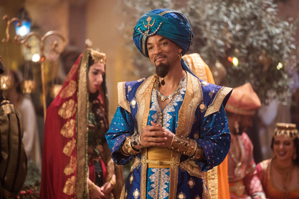  Will Smith als Flaschengeist Genie in Disneys Neuinterpretation von “Aladdin“. (Bild: ddp)