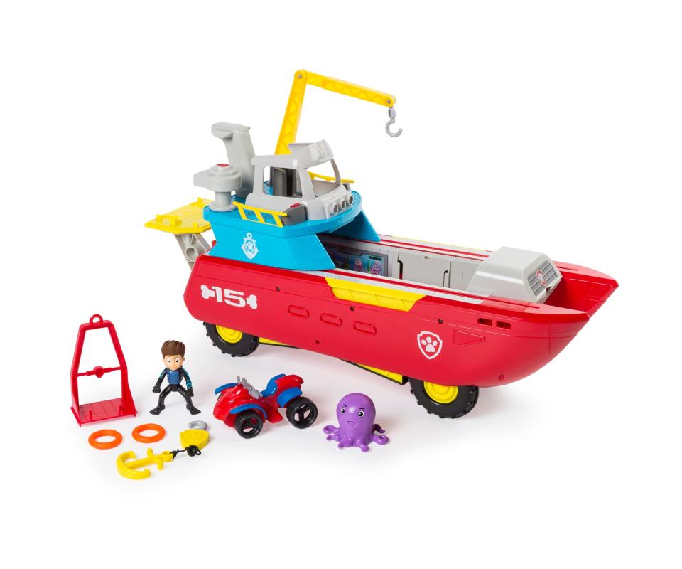 Paw patrol to the rescue on land and sea.