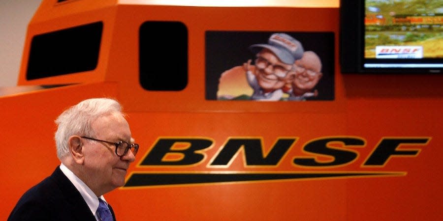 Warren Buffett BNSF train