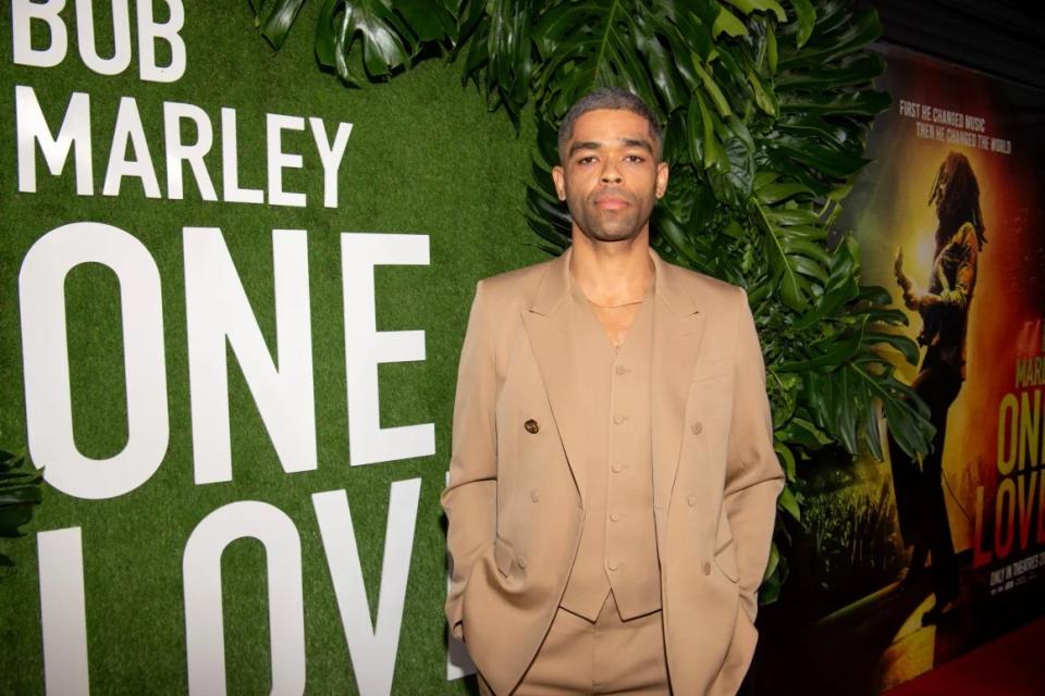 El actor Kingsley Ben-Adir, que interpreta a Marley en 