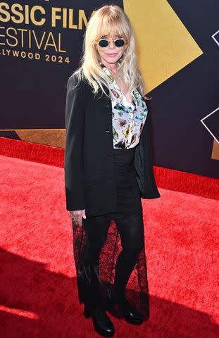 <p>ROBYN BECK/AFP via Getty</p> Rosanna Arquette on April 18, 2024 in Hollywood, California.