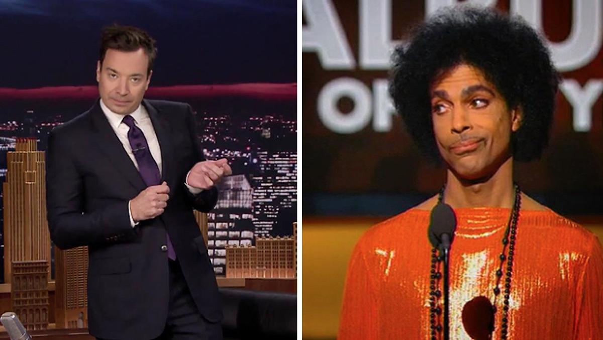 Jimmy Fallon pays tribute to Prince with an epic story about ping pong