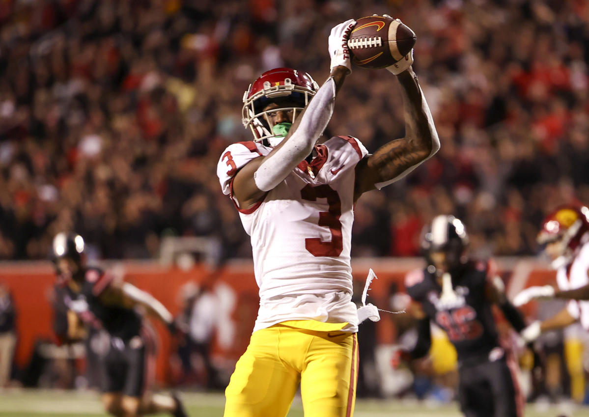 Jordan Addison is 1 of 5 USC Trojans attending the NFL combine